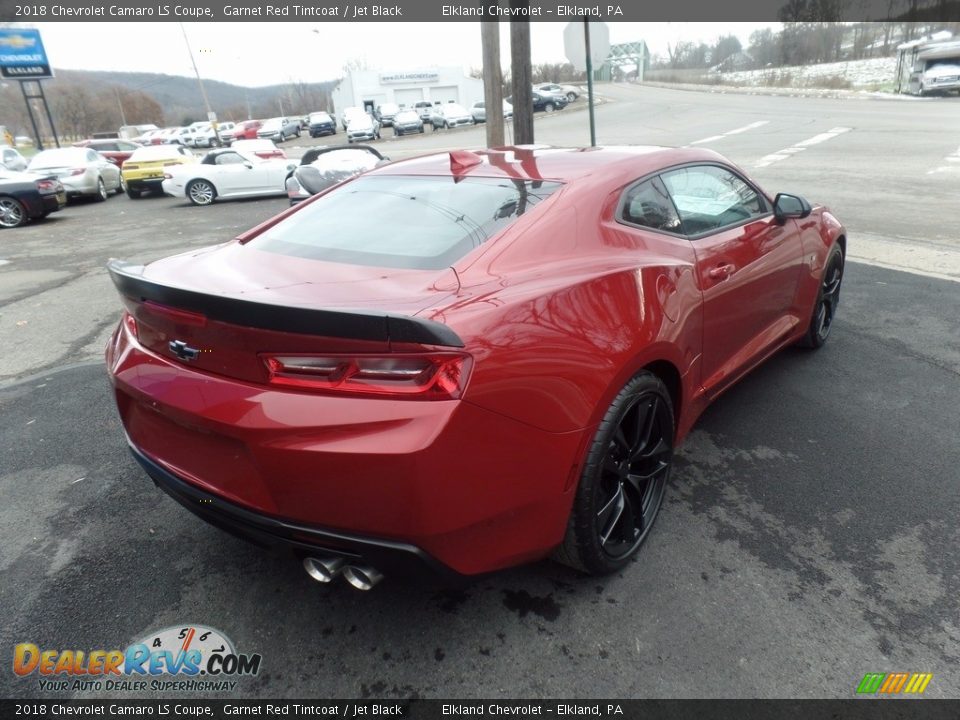 2018 Chevrolet Camaro LS Coupe Garnet Red Tintcoat / Jet Black Photo #7