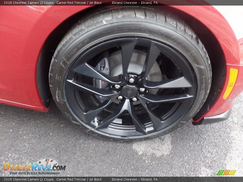 2018 Chevrolet Camaro LS Coupe Garnet Red Tintcoat / Jet Black Photo #9
