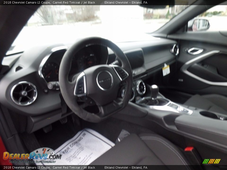 2018 Chevrolet Camaro LS Coupe Garnet Red Tintcoat / Jet Black Photo #13