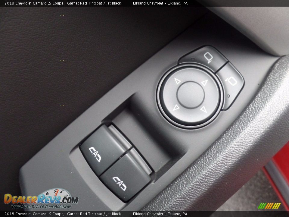 2018 Chevrolet Camaro LS Coupe Garnet Red Tintcoat / Jet Black Photo #14