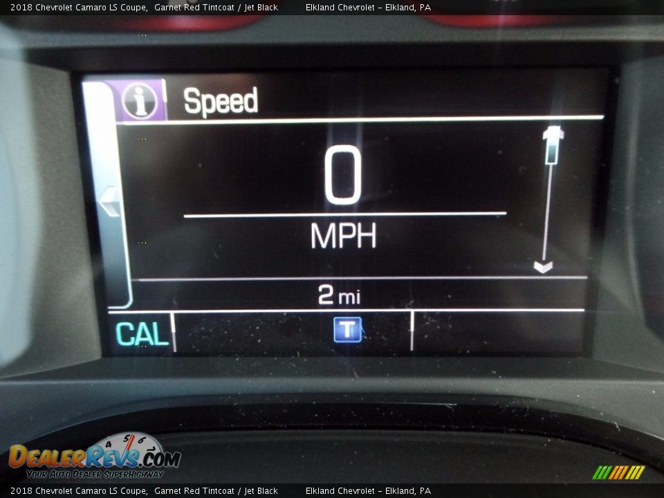 2018 Chevrolet Camaro LS Coupe Garnet Red Tintcoat / Jet Black Photo #16