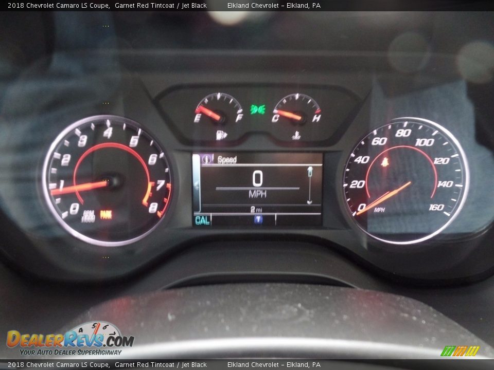 2018 Chevrolet Camaro LS Coupe Garnet Red Tintcoat / Jet Black Photo #17