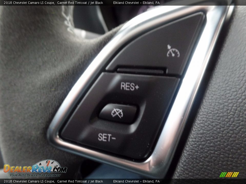 2018 Chevrolet Camaro LS Coupe Garnet Red Tintcoat / Jet Black Photo #18
