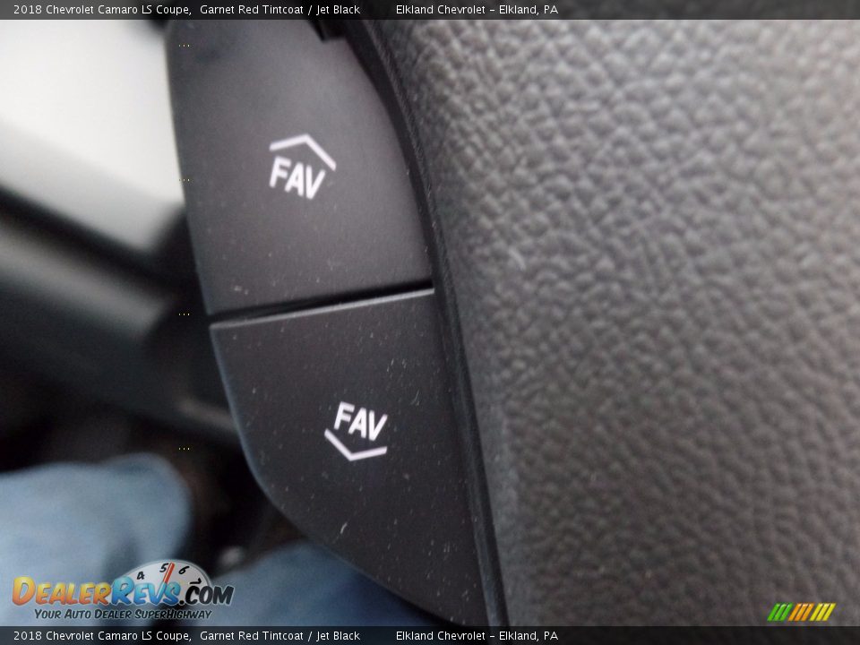 2018 Chevrolet Camaro LS Coupe Garnet Red Tintcoat / Jet Black Photo #19
