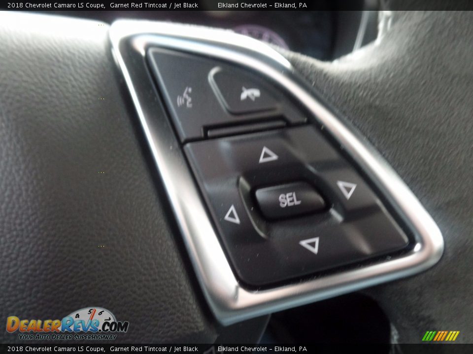 2018 Chevrolet Camaro LS Coupe Garnet Red Tintcoat / Jet Black Photo #20
