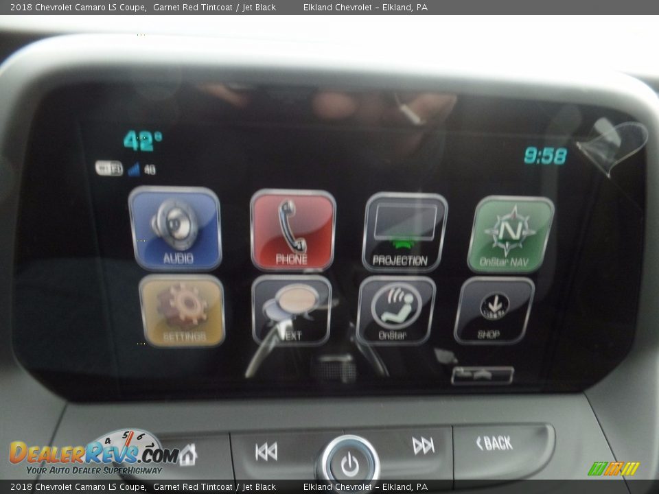 2018 Chevrolet Camaro LS Coupe Garnet Red Tintcoat / Jet Black Photo #21