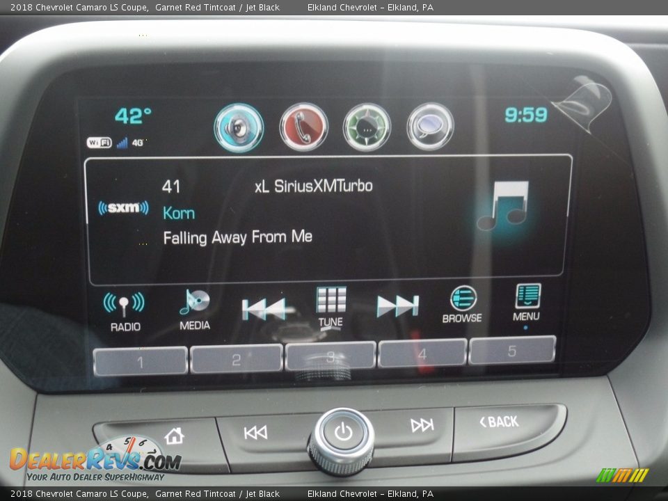 2018 Chevrolet Camaro LS Coupe Garnet Red Tintcoat / Jet Black Photo #22