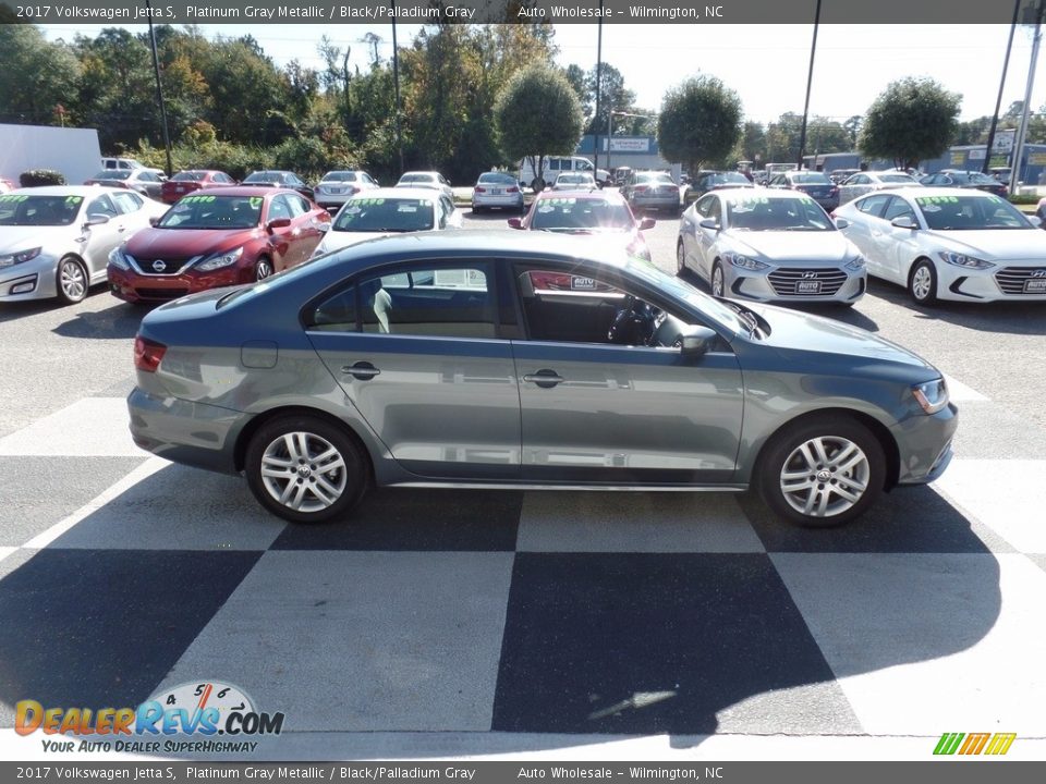 2017 Volkswagen Jetta S Platinum Gray Metallic / Black/Palladium Gray Photo #3