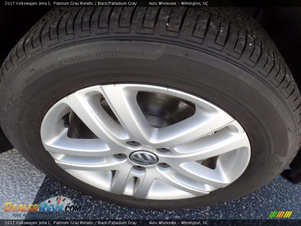 2017 Volkswagen Jetta S Platinum Gray Metallic / Black/Palladium Gray Photo #7
