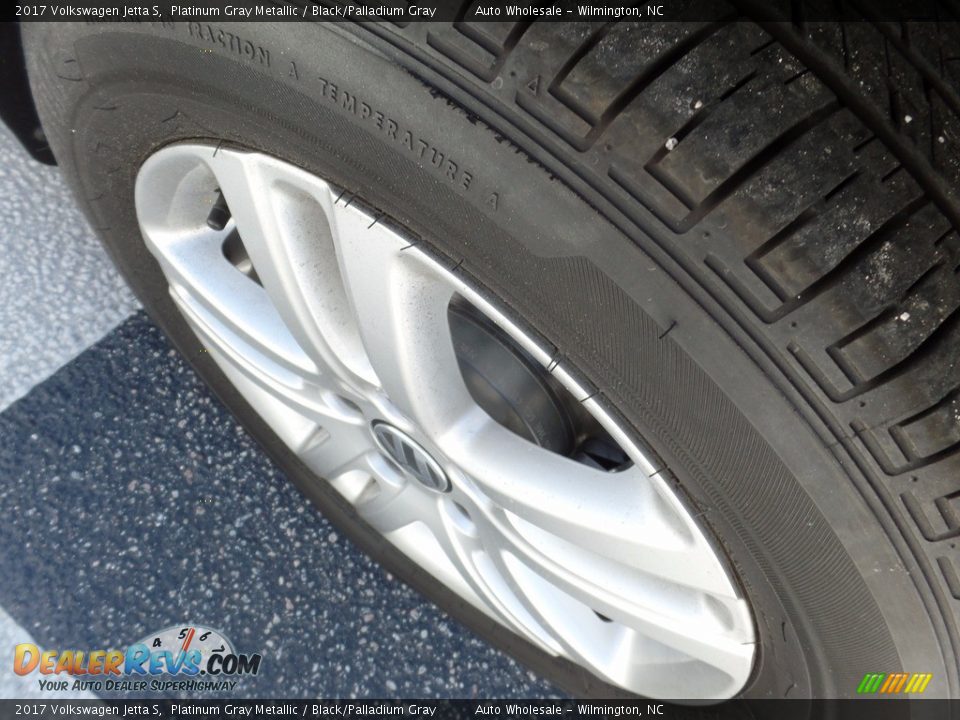 2017 Volkswagen Jetta S Platinum Gray Metallic / Black/Palladium Gray Photo #9