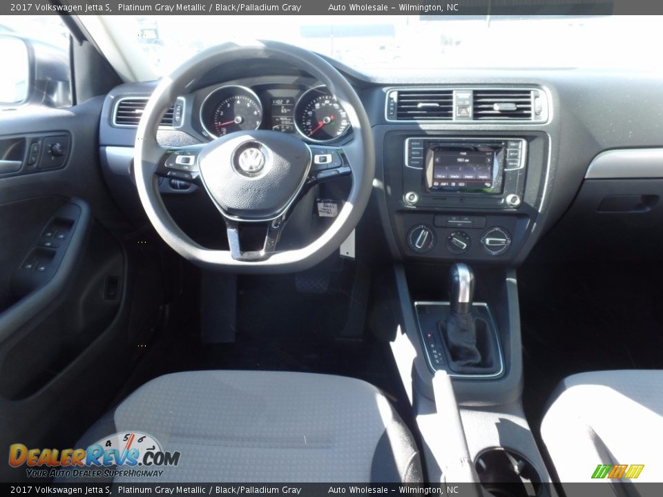 2017 Volkswagen Jetta S Platinum Gray Metallic / Black/Palladium Gray Photo #15