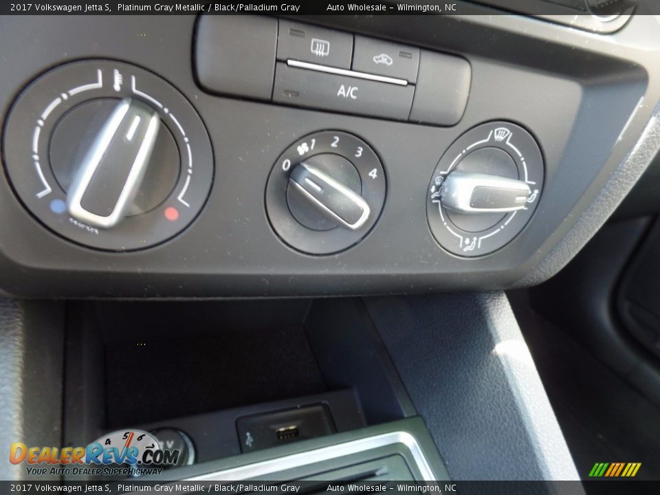 2017 Volkswagen Jetta S Platinum Gray Metallic / Black/Palladium Gray Photo #19