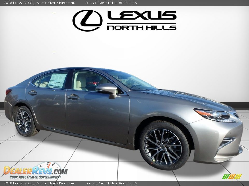 2018 Lexus ES 350 Atomic Silver / Parchment Photo #1