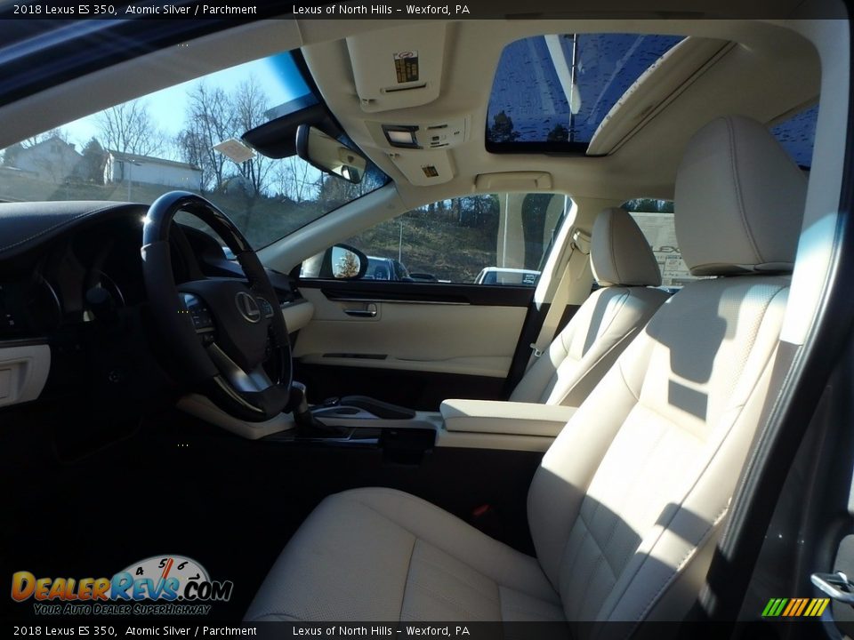 2018 Lexus ES 350 Atomic Silver / Parchment Photo #7