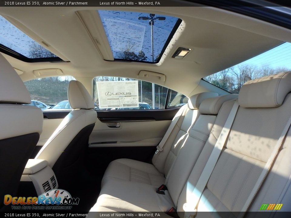 2018 Lexus ES 350 Atomic Silver / Parchment Photo #8