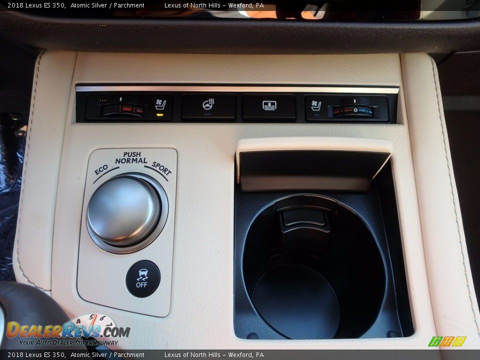 2018 Lexus ES 350 Atomic Silver / Parchment Photo #13