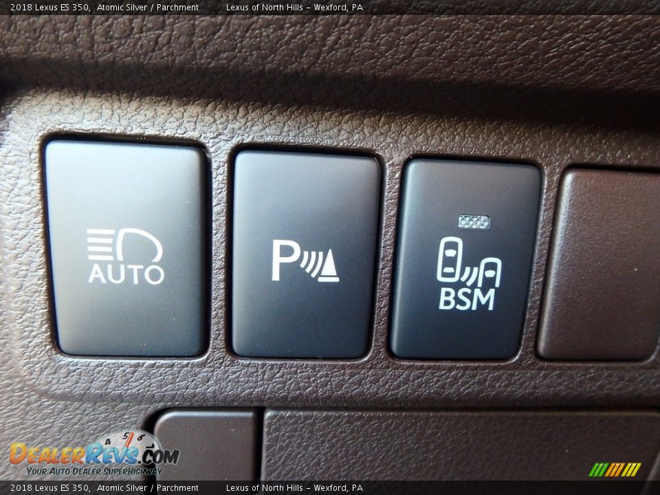2018 Lexus ES 350 Atomic Silver / Parchment Photo #15