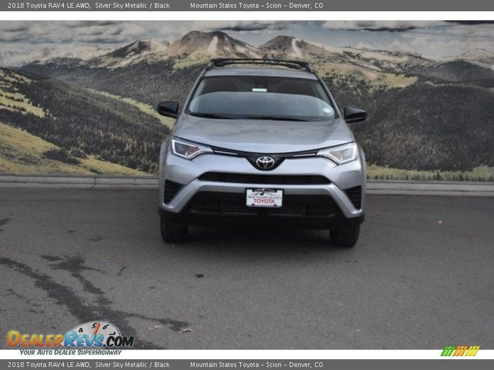 2018 Toyota RAV4 LE AWD Silver Sky Metallic / Black Photo #2