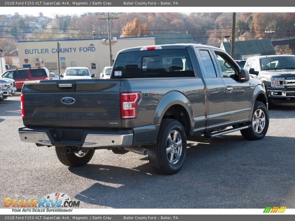 2018 Ford F150 XLT SuperCab 4x4 Magnetic / Earth Gray Photo #7