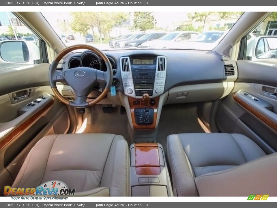 2006 Lexus RX 330 Crystal White Pearl / Ivory Photo #9