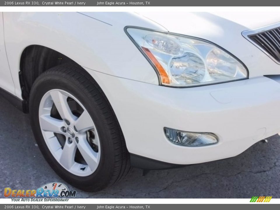 2006 Lexus RX 330 Crystal White Pearl / Ivory Photo #10