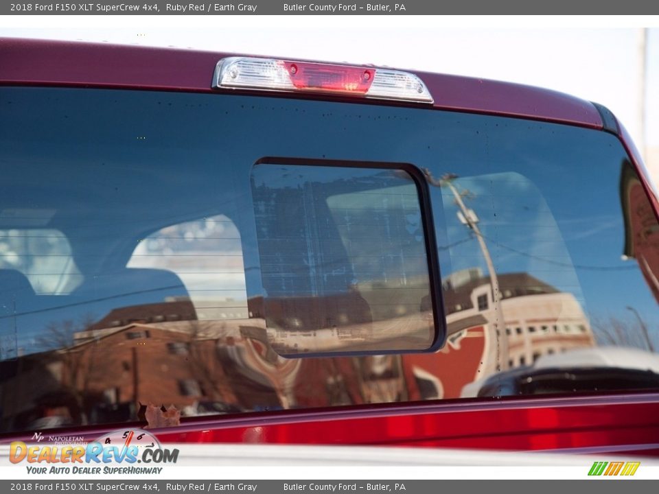 2018 Ford F150 XLT SuperCrew 4x4 Ruby Red / Earth Gray Photo #4