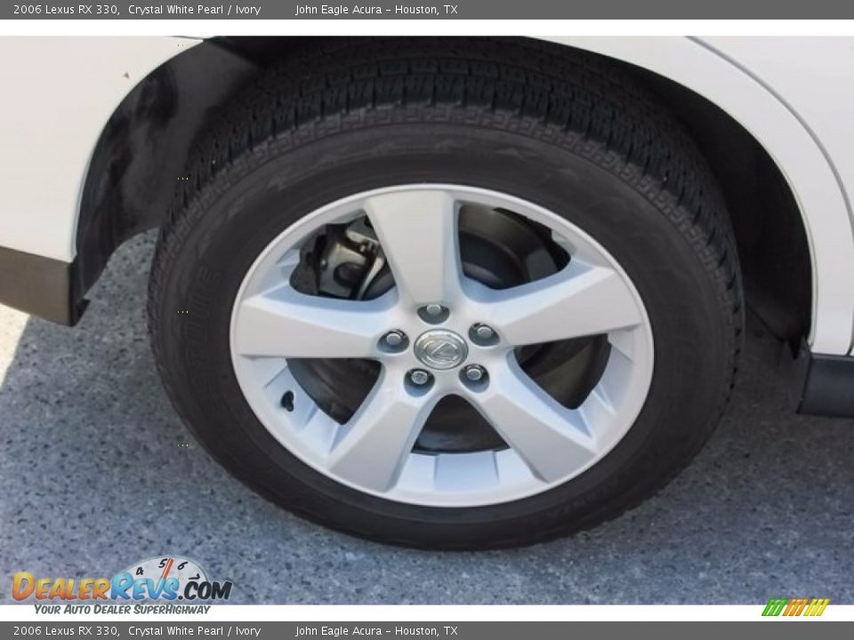 2006 Lexus RX 330 Crystal White Pearl / Ivory Photo #12