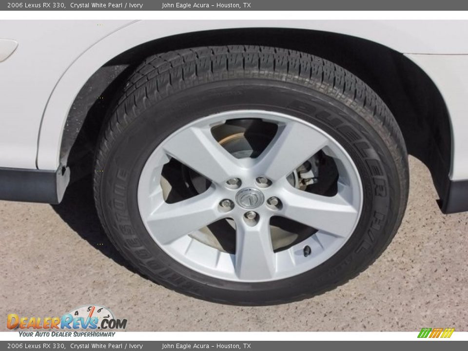 2006 Lexus RX 330 Crystal White Pearl / Ivory Photo #13
