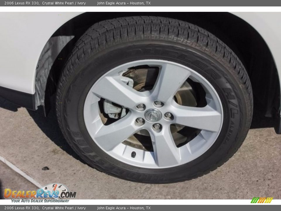2006 Lexus RX 330 Crystal White Pearl / Ivory Photo #14