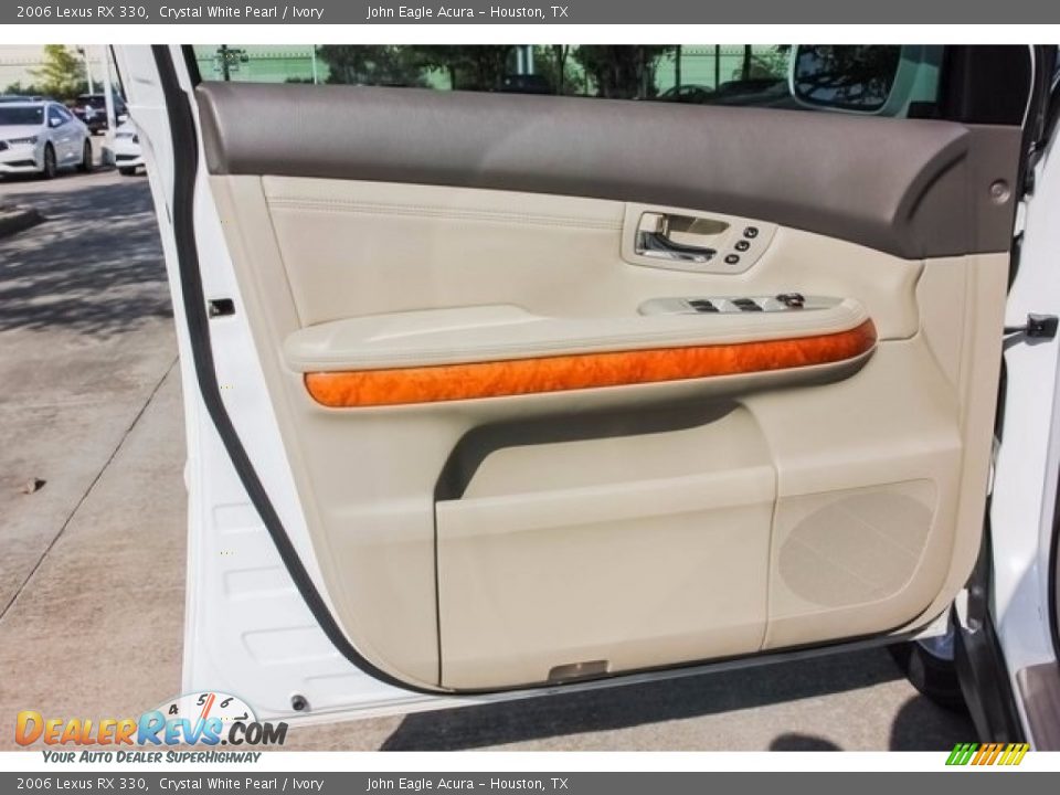 2006 Lexus RX 330 Crystal White Pearl / Ivory Photo #15