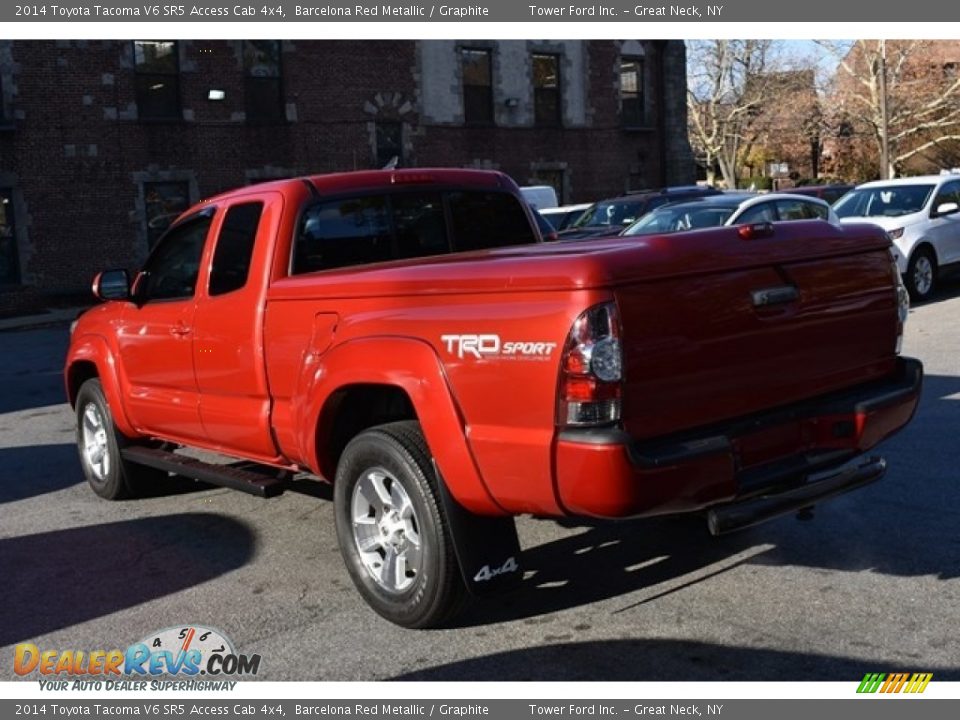 2014 Toyota Tacoma V6 SR5 Access Cab 4x4 Barcelona Red Metallic / Graphite Photo #2