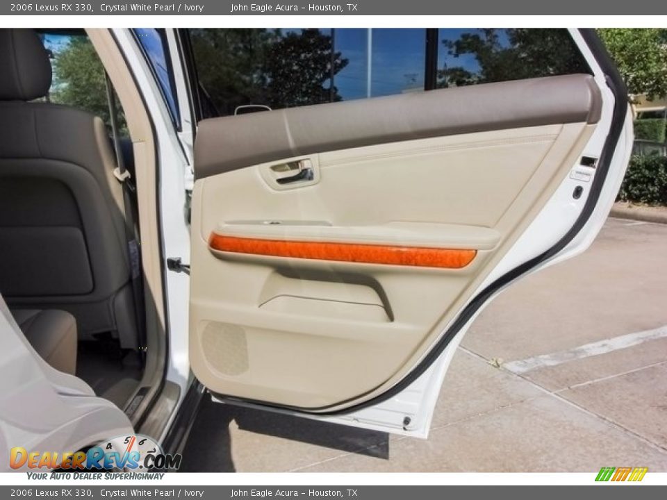 2006 Lexus RX 330 Crystal White Pearl / Ivory Photo #23
