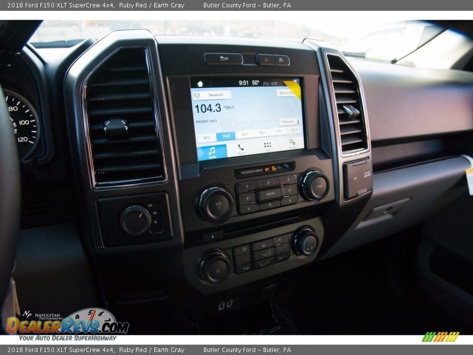 2018 Ford F150 XLT SuperCrew 4x4 Ruby Red / Earth Gray Photo #14