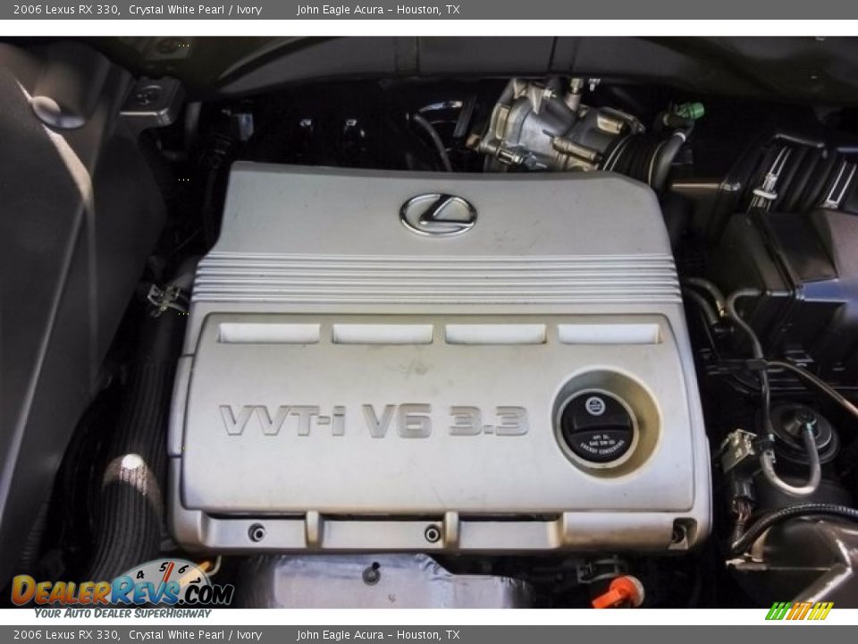 2006 Lexus RX 330 Crystal White Pearl / Ivory Photo #28