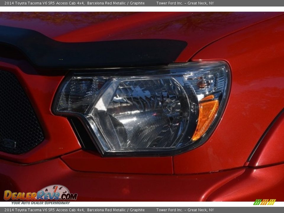 2014 Toyota Tacoma V6 SR5 Access Cab 4x4 Barcelona Red Metallic / Graphite Photo #10