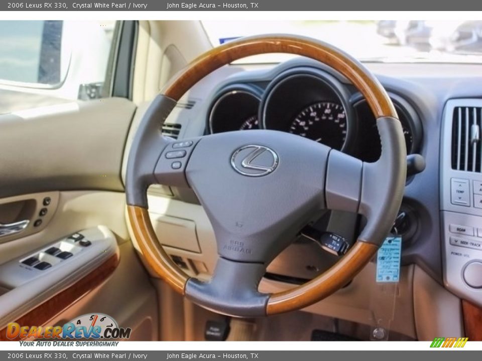 2006 Lexus RX 330 Crystal White Pearl / Ivory Photo #30
