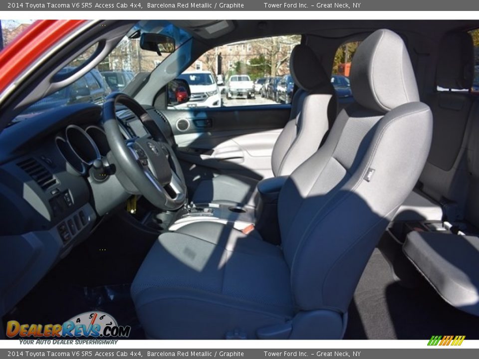 2014 Toyota Tacoma V6 SR5 Access Cab 4x4 Barcelona Red Metallic / Graphite Photo #13
