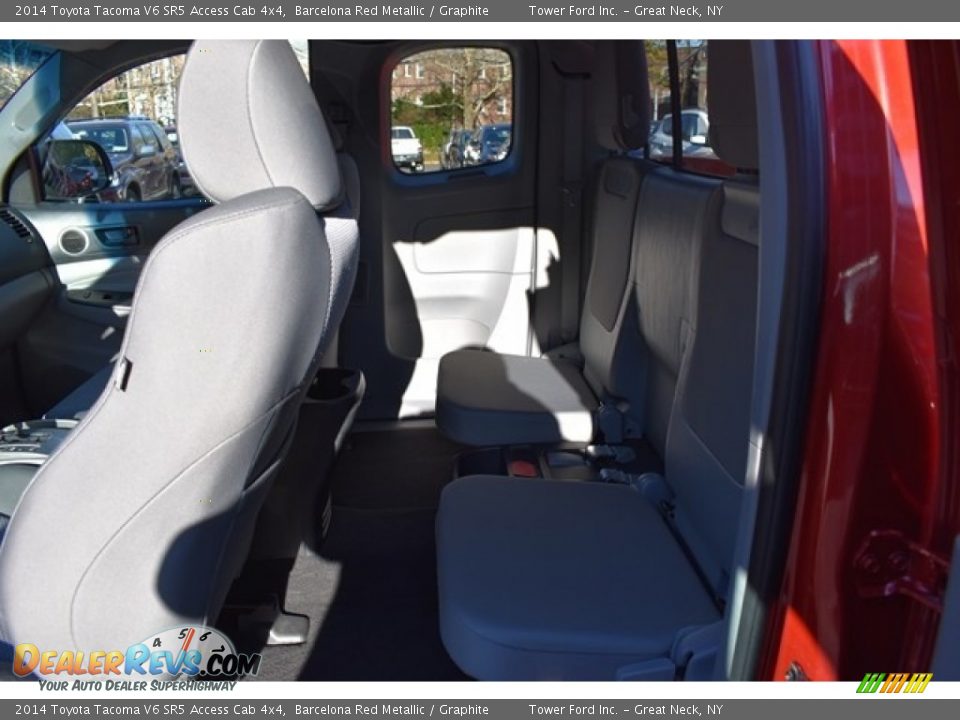 2014 Toyota Tacoma V6 SR5 Access Cab 4x4 Barcelona Red Metallic / Graphite Photo #14