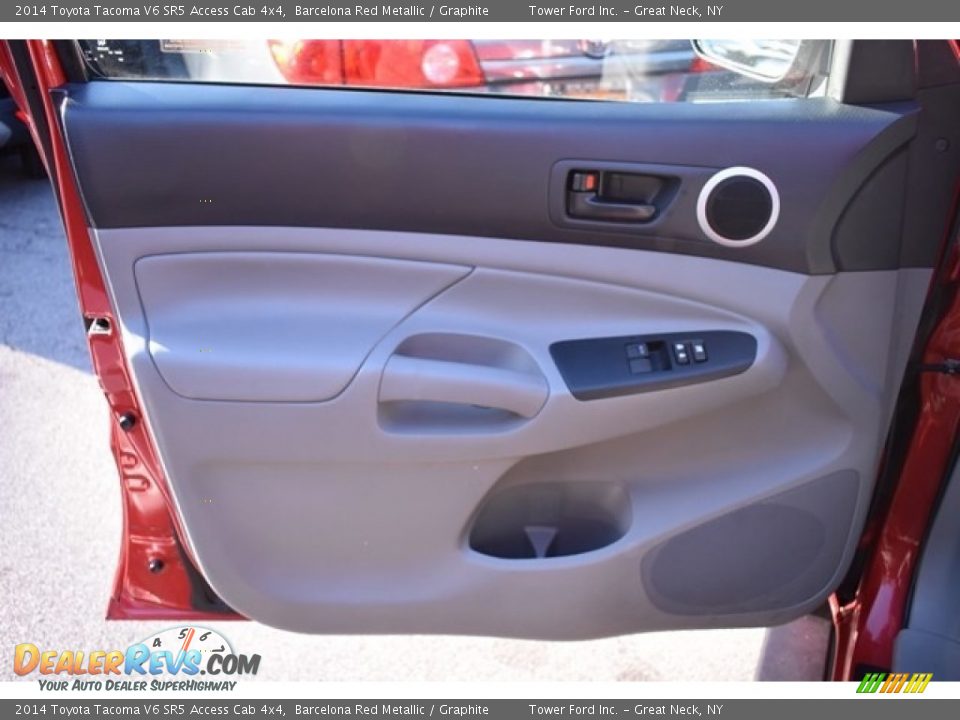 2014 Toyota Tacoma V6 SR5 Access Cab 4x4 Barcelona Red Metallic / Graphite Photo #16
