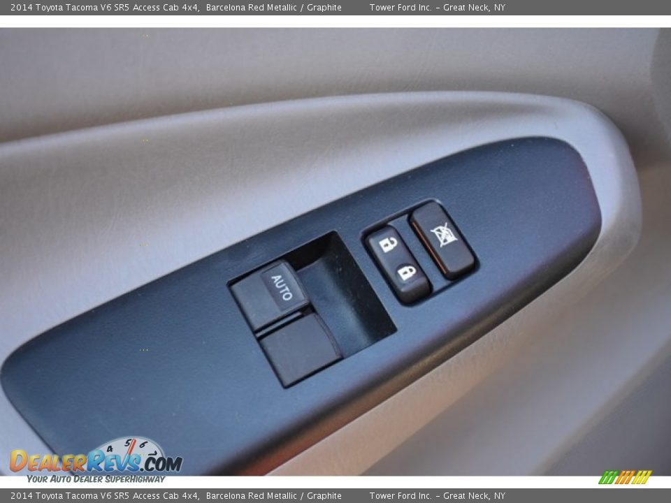 2014 Toyota Tacoma V6 SR5 Access Cab 4x4 Barcelona Red Metallic / Graphite Photo #17