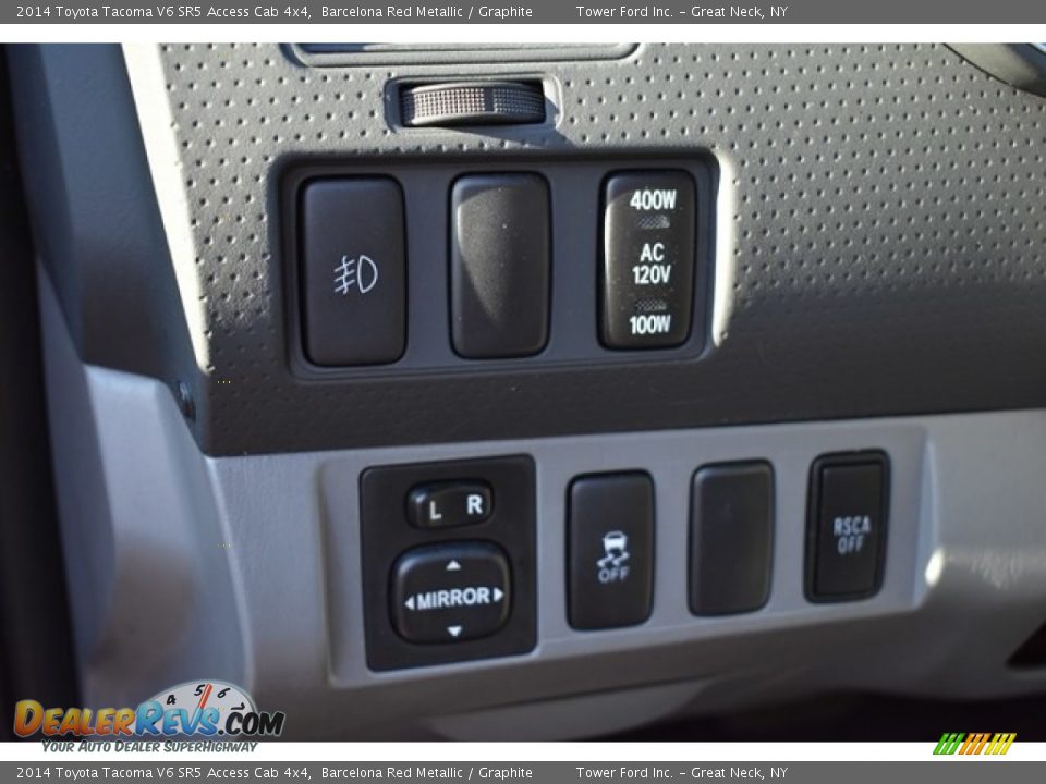 2014 Toyota Tacoma V6 SR5 Access Cab 4x4 Barcelona Red Metallic / Graphite Photo #18