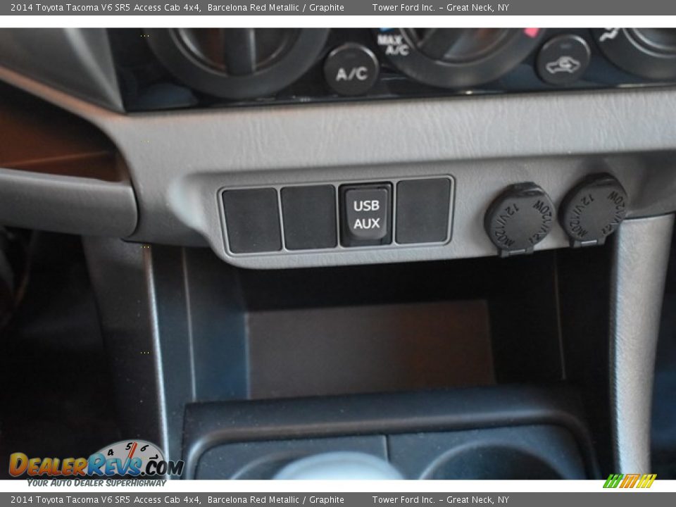 2014 Toyota Tacoma V6 SR5 Access Cab 4x4 Barcelona Red Metallic / Graphite Photo #21