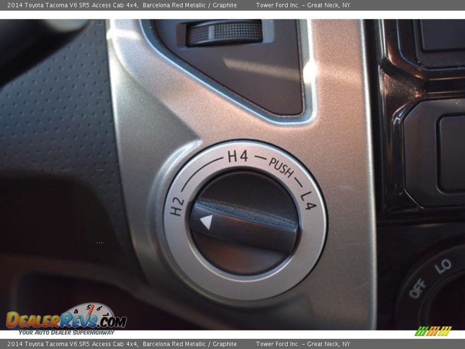 2014 Toyota Tacoma V6 SR5 Access Cab 4x4 Barcelona Red Metallic / Graphite Photo #22
