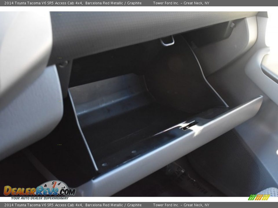 2014 Toyota Tacoma V6 SR5 Access Cab 4x4 Barcelona Red Metallic / Graphite Photo #24