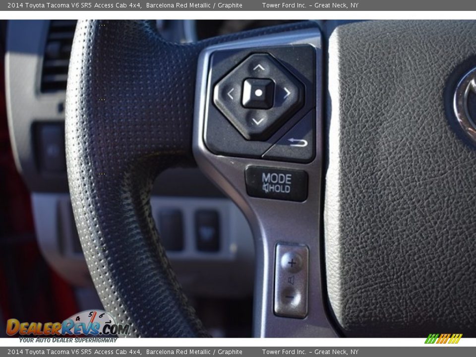 2014 Toyota Tacoma V6 SR5 Access Cab 4x4 Barcelona Red Metallic / Graphite Photo #25