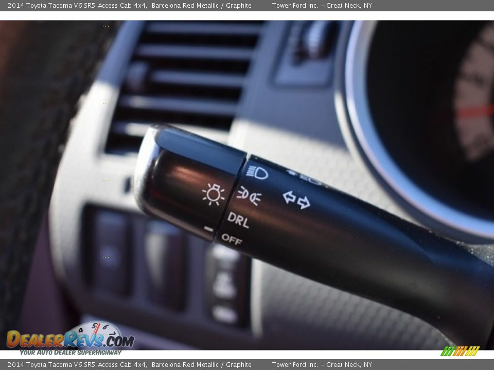 2014 Toyota Tacoma V6 SR5 Access Cab 4x4 Barcelona Red Metallic / Graphite Photo #27