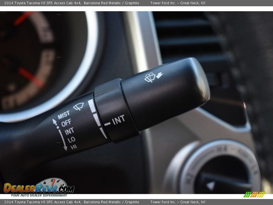 2014 Toyota Tacoma V6 SR5 Access Cab 4x4 Barcelona Red Metallic / Graphite Photo #28