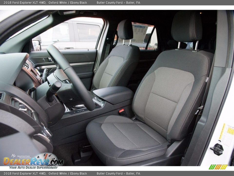 Front Seat of 2018 Ford Explorer XLT 4WD Photo #7