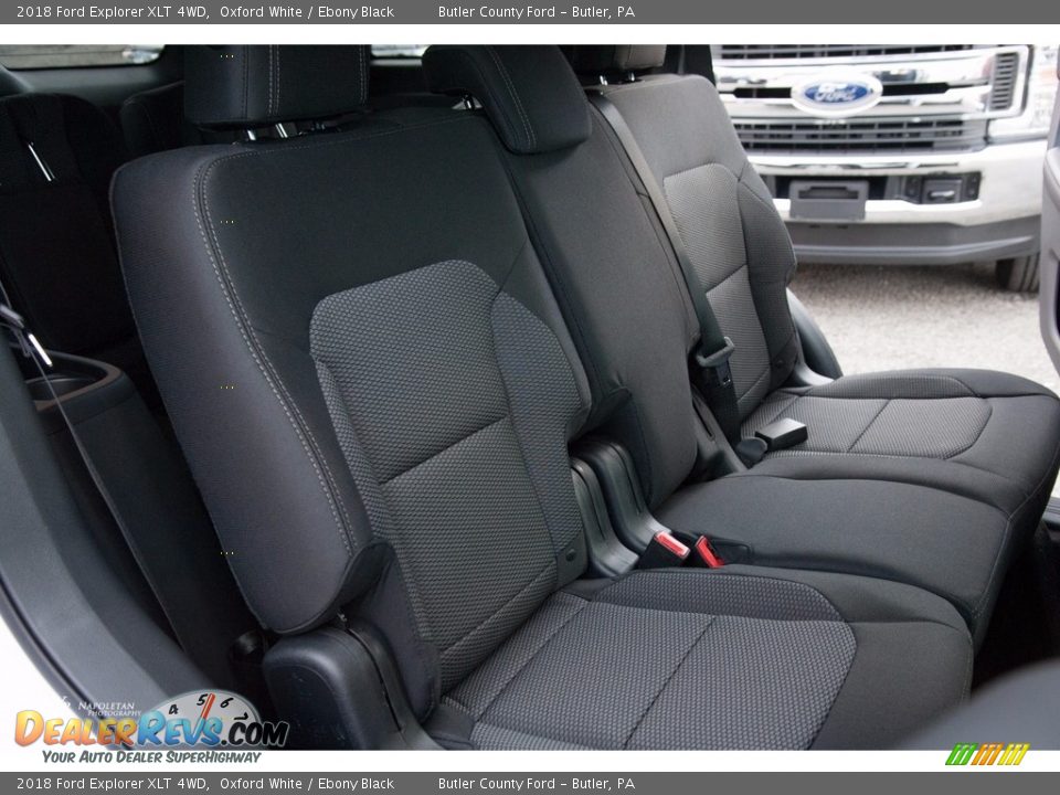 Rear Seat of 2018 Ford Explorer XLT 4WD Photo #11