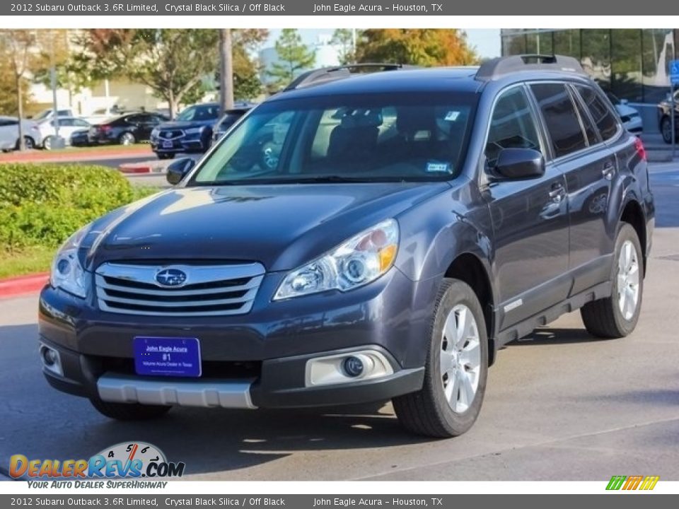 2012 Subaru Outback 3.6R Limited Crystal Black Silica / Off Black Photo #3